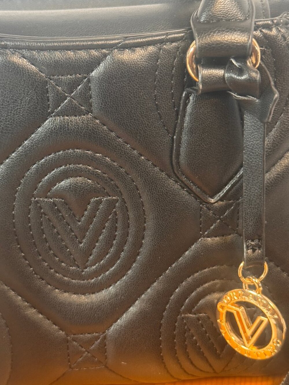 Valentino Orlandi Black Crossbody vegan leather bag. - Picture 7 of 12